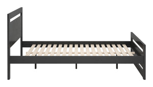 Zuo Modern Repos Queen Bed - Elevate Your Space With Chic Design And Premium Mdf For Modern Interiors Black Mdf,Plywood 110640-zuo-modern