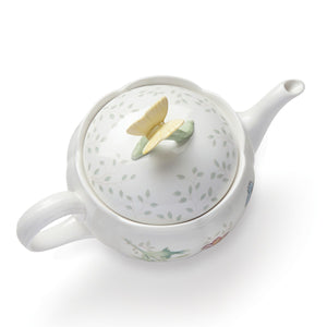 Lenox Butterfly Meadow Teapot Multi, WHITE PORCELAIN 6083927