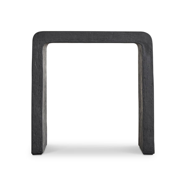 Bernhardt Bernhardt Shephard Faux Bois Resin Accent Table Sculptural Organic Living Room Decor 582122
