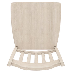 Homelegance By Top-Line Juliette Slat Back Bar Height Chairs (Set of 2) White Rubberwood