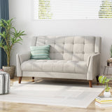 Christopher Knight Home® - Noble House - Candace Mid Century Modern Fabric Loveseat