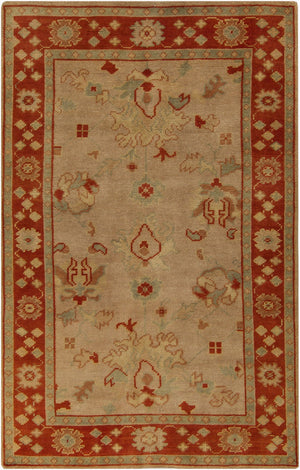 Surya Haven Handmade Wool Rug 2' X 3' - Elegant Low-pile Design, Durable & Timeless Home Accent Piece Beige Wool Hvn1212-23