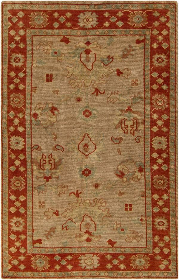 Surya Haven Handmade Wool Rug 2' X 3' - Elegant Low-pile Design, Durable & Timeless Home Accent Piece Beige Wool Hvn1212-23