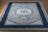 Haven HVN-1218 8' x 11' Handmade Rug HVN1218-811  Navy, Charcoal, Teal, Blue, Olive Surya