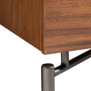 Bernhardt Bernhardt Brasea Suar Wood Nightstand with Usb Charging and Soft Close Drawers 32" W x 20" D x 26" H 394232