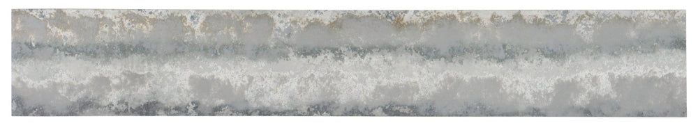 Hooker Furniture Alfresco Lapilli Console Table — Long Italian-Inspired Stone Veneer Top, Geometric Metal Base, Champagne Finish 6025-85001-15