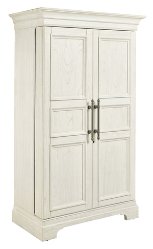 Hekman Furniture 695262 Passport Wooden Bar Cabinet - Elegant Wine Storage With Hide-a-bar Design And Auto-on Light Ivory Oak Passport Ii Wine And Bar Cabinet 695261