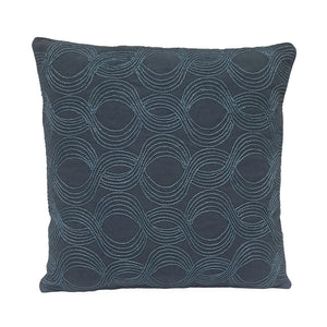 Embroidered Wave 20x20'' Pillow - Blue HVT0897-9980 Elk Home