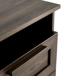 English Elm Christopher Knight Home® - DELANEY Faux Wood 1-Drawer Nightstand with Bottom Shelf, Moisture-Resistant MDF, Compact Chic Walnut 71138.00WALN