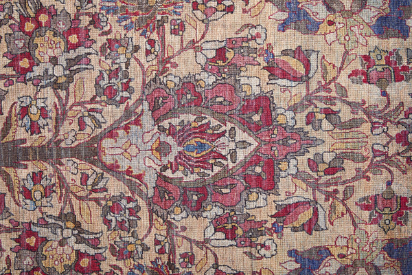 Feizy Rugs Rawlins Vintage-inspired Machine Made Polyester Oriental Rug With Intricate Patterns For Every Space Red,Tan,Pink Polyester Rln39hlfbgeivye76