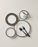 Lenox Vintage Jewel 5-Piece Place Setting Black, WHITE BONE CHINA 104291602