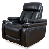 Parker House Parker Living Royce - Midnight Power Recliner Midnight 90% Polyester, 10% PU (W) MROY#812PH-MID