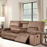 Parker House Chapman - Kona Manual Glider Reclining Sofa And Two Recliners Brown 94% Polyester,6% Nylon (W) Mcha-411-kon