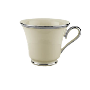 Lenox Solitaire Teacup White, IVORY PORCELAIN 140204030