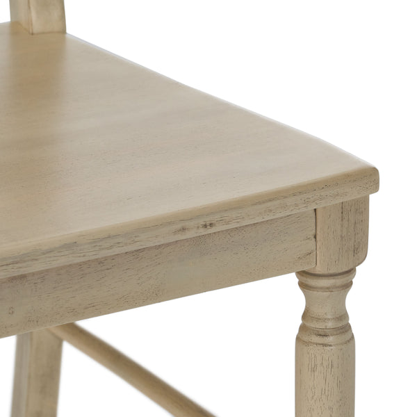 English Elm Acacia Wood X-back Dining Chairs Set of Two Farmhouse Country Seating Antique Finish 57366.00