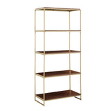 Homelegance By Top-Line Piper Natural Finish Modular Stackable Bookcase Natural Engineered Wood