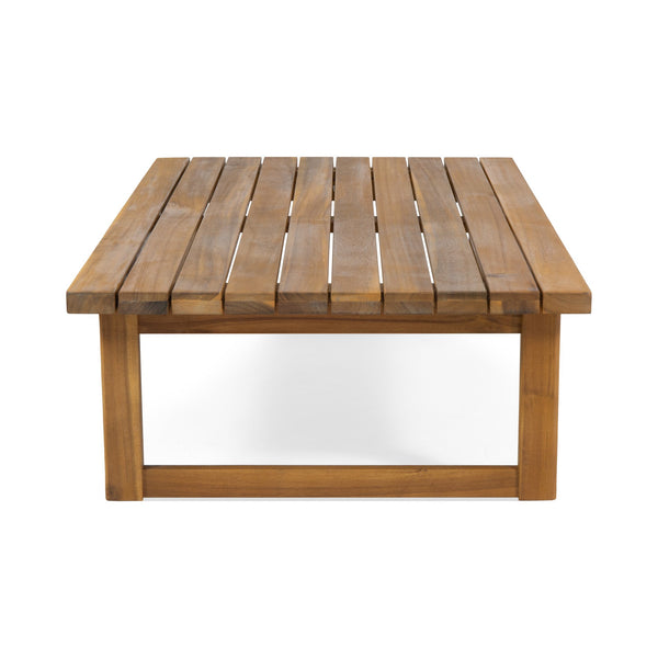 English Elm Christopher Knight Home® - NOVA Teak Coffee Table – Acacia Wood Slat Top with Sleek Sled Base, Durable Outdoor-Ready Design 68368.00