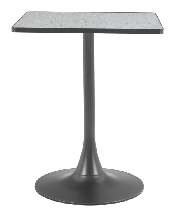 Zuo Modern Spot Bistro Table – Modern Elegance For Your Home Decor, Chic Mdf And Steel Design For Versatile Use Gray Mdf,Steel 110409-zuo-modern