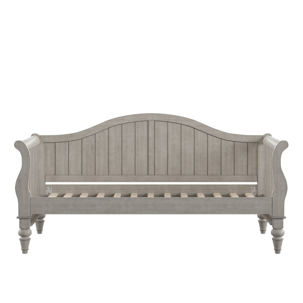 Homelegance By Top-Line Esteban Traditional Wood Slat Daybed Grey Rubberwood