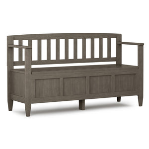 English Elm Brooklyn Handcrafted Entryway Storage Bench With Spacious Compartments And Farmhouse Charm B136P158494