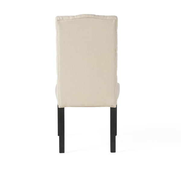 English Elm Harding Button Tufted Parsons Dining Chair Set of Two Upholstered Formal Seating 54266.00NTL