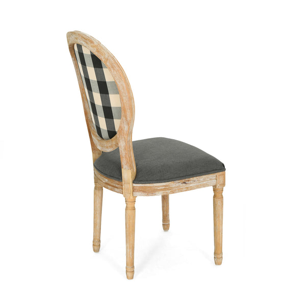 English Elm Christopher Knight Home® - Kd Dining Chair - Timeless French Country Elegance With Upholstered Comfort For Your Dining Room 60352.00BCDGRY