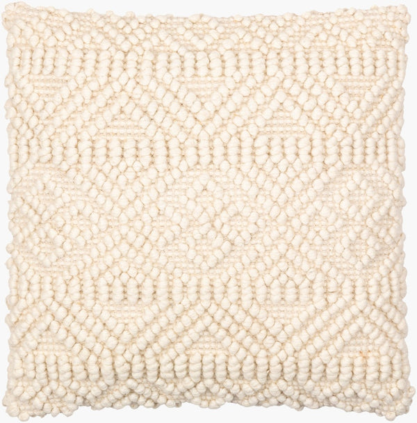 Livabliss Hygge Farmhouse Cottage Wool Blend Textured Throw Pillow for Sofa or Reading Nook HYG004-2020P