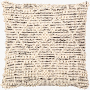 Livabliss Hygge Handcrafted Wool Cotton Blend Throw Pillow for Farmhouse Living Room Decor HYG006-2020D