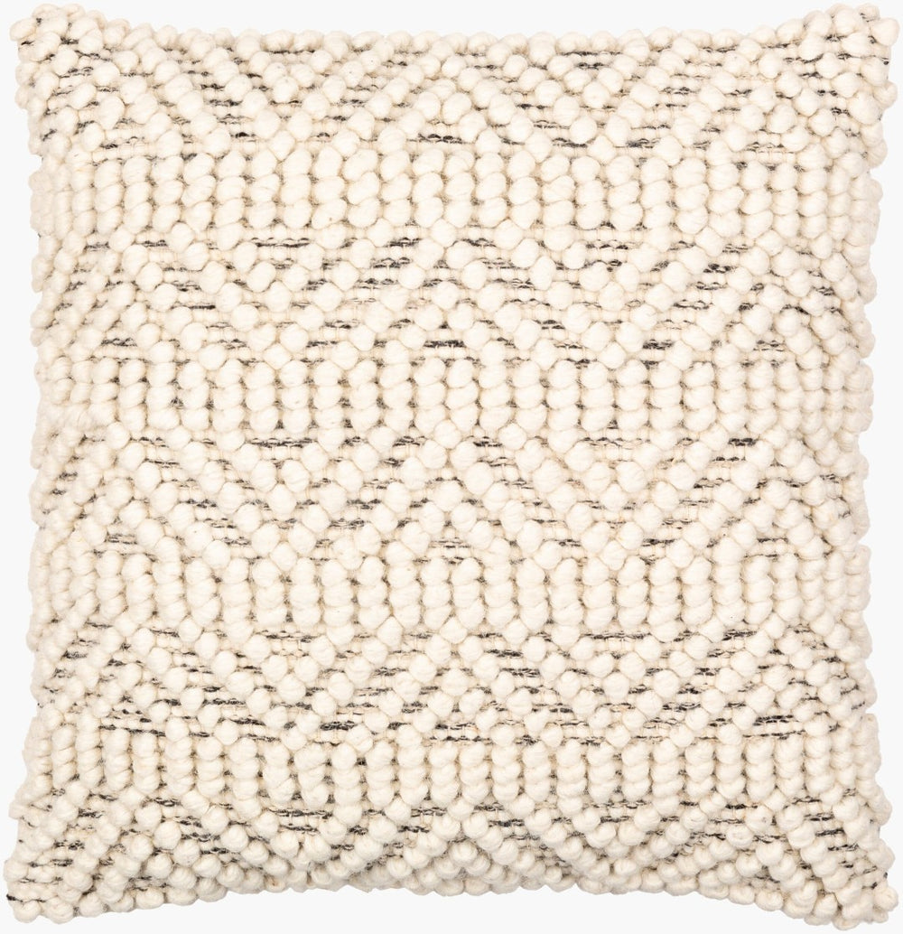 Livabliss Hygge Hand-woven Accent Pillow Artisan Wool Cotton Blend for Sofa or Window Seat HYG007-2020D