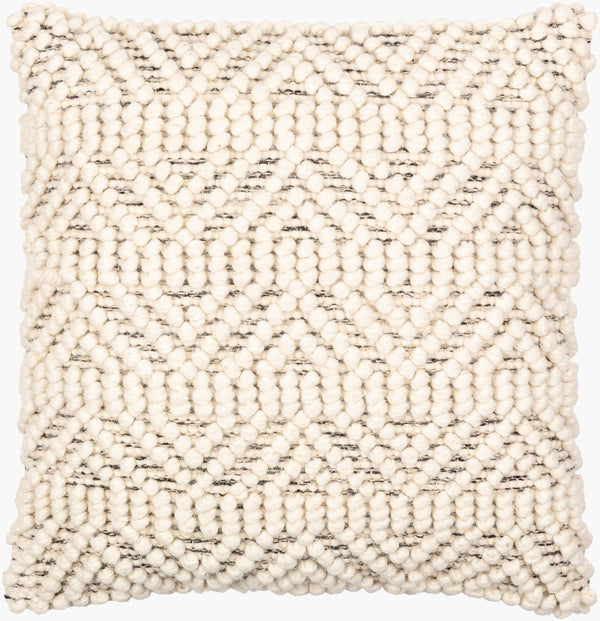 Livabliss Hygge Hand-woven Accent Pillow Artisan Wool Cotton Blend for Sofa or Window Seat HYG007-2020D
