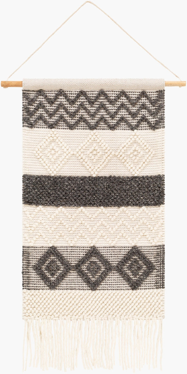 Livabliss Hygge Handcrafted Plush Wool Wall Hanging Scandinavian Minimalist Textile Art Decor HYG1001-2244
