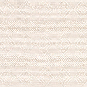 Livabliss Hygge Handwoven Wool Blend Area Rug with High Low Pile for Cottage Bedroom Entryway White 9' x 12' HYG2302-912