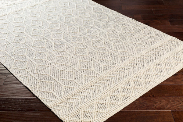 Livabliss Hygge Hand-woven Wool Blend Area Rug with High Low Pile for Living or Dining Rooms Black, White 12' x 15' HYG2307-1215
