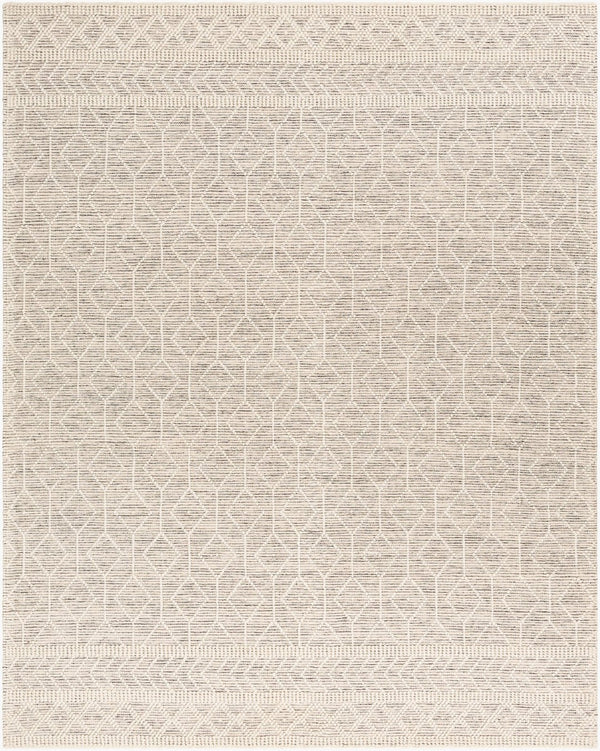 Livabliss Hygge Hand-woven Wool Blend Area Rug with High Low Pile for Living or Dining Rooms Black, White 8' x 10' HYG2307-810