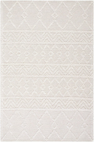 Livabliss Hygge Handwoven Wool Blend Flatweave Runner Rug for Entryways and Hallways Ivory, Pearl 2'6" x 8' HYG2308-268