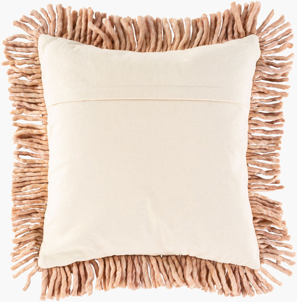 Surya Hylia 20" X 20" Scandinavian Modern Accent Pillow - Soft Cotton-wool Blend For Chic Home Décor Dusty Pink Wool,Cotton,Cotton Hyl002-2020d