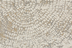 Feizy Rugs Parker Abstract Distressed Rug - Contemporary Viscose And Polyester Design For Modern Interiors Ivory,Tan,Gray Viscose,Polyester Prk3702fslvivyg00