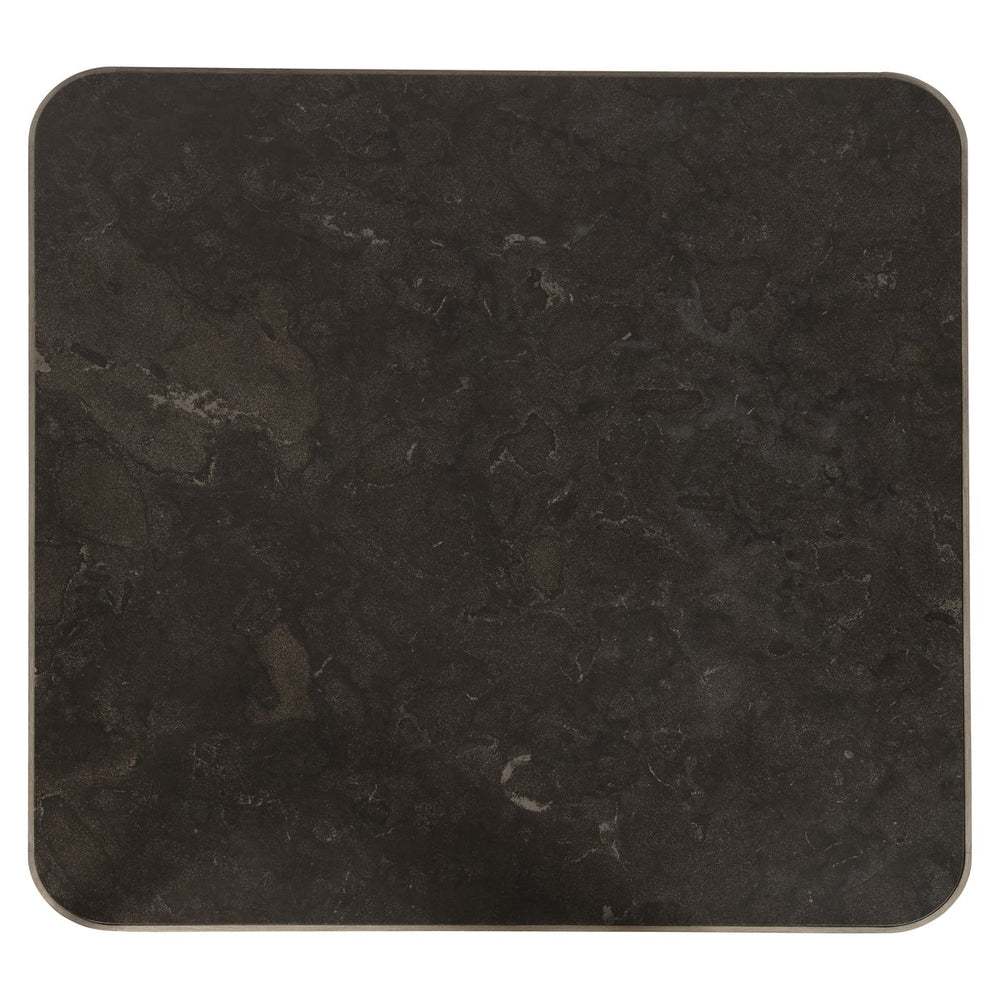 Bernhardt Bernhardt Mahogany Croft Cocktail Table With Semi-Polished Bluestone Top, 1970S Rustic Modern Design 338018