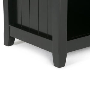English Elm Acadian 9-Cube Bookcase Storage Unit - Timeless Black Design For Home & Office Organization Needs B136P158450