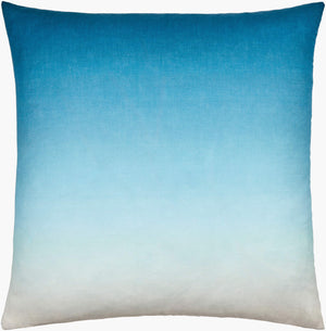 Surya Hyrum 18" Accent Pillow – Stylish Linen & Cotton Blend With Unique Pattern For Home Decor Elegance Deep Teal Linen,Cotton,Linen,Cotton Hyr001-1818d