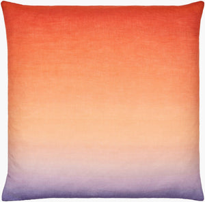 Surya Hyrum 18" Accent Pillow – Stylish Linen & Cotton Blend With Unique Pattern For Home Decor Elegance Rust Linen,Cotton,Linen,Cotton Hyr006-2222