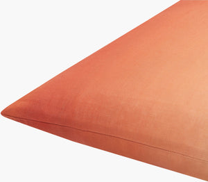 Surya Hyrum 18" Accent Pillow – Stylish Linen & Cotton Blend With Unique Pattern For Home Decor Elegance Rust Linen,Cotton,Linen,Cotton Hyr006-2222