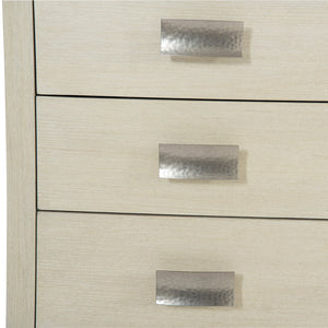 Bernhardt Bernhardt East Hampton Tall Chest With Cerused Linen Finish, Quartered Ash Veneers, 5 Drawers Elegance 395118