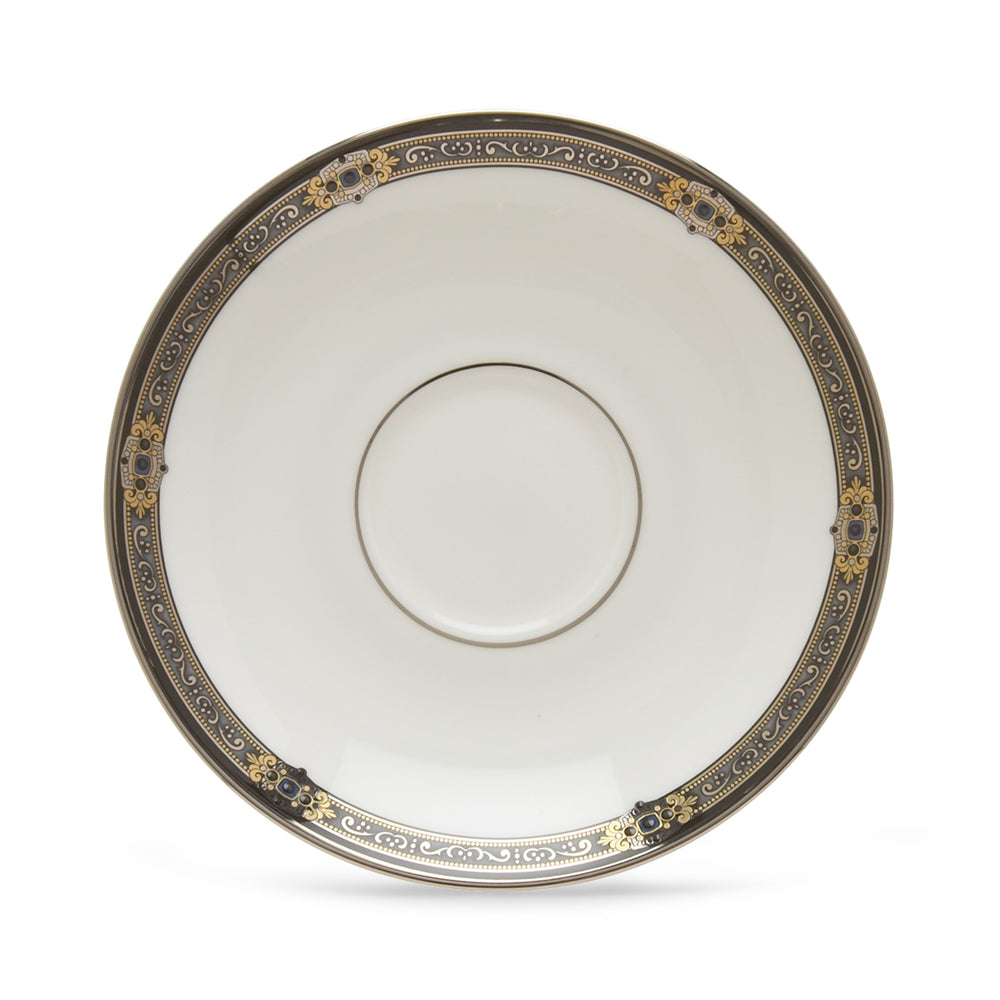 Lenox Vintage Jewel Saucer White, WHITE BONE CHINA 104210042