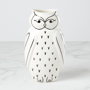 Lenox Kate Spade Wild Things Owl Vase OFF WHITE PORCELAIN 897468