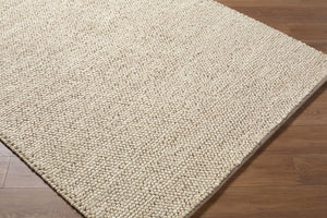 Livabliss Hazar Handwoven Wool Area Rug Bohemian Global Pattern for Entryway or Kitchen Ivory, Sandsto 2' x 3' HZA2301-23
