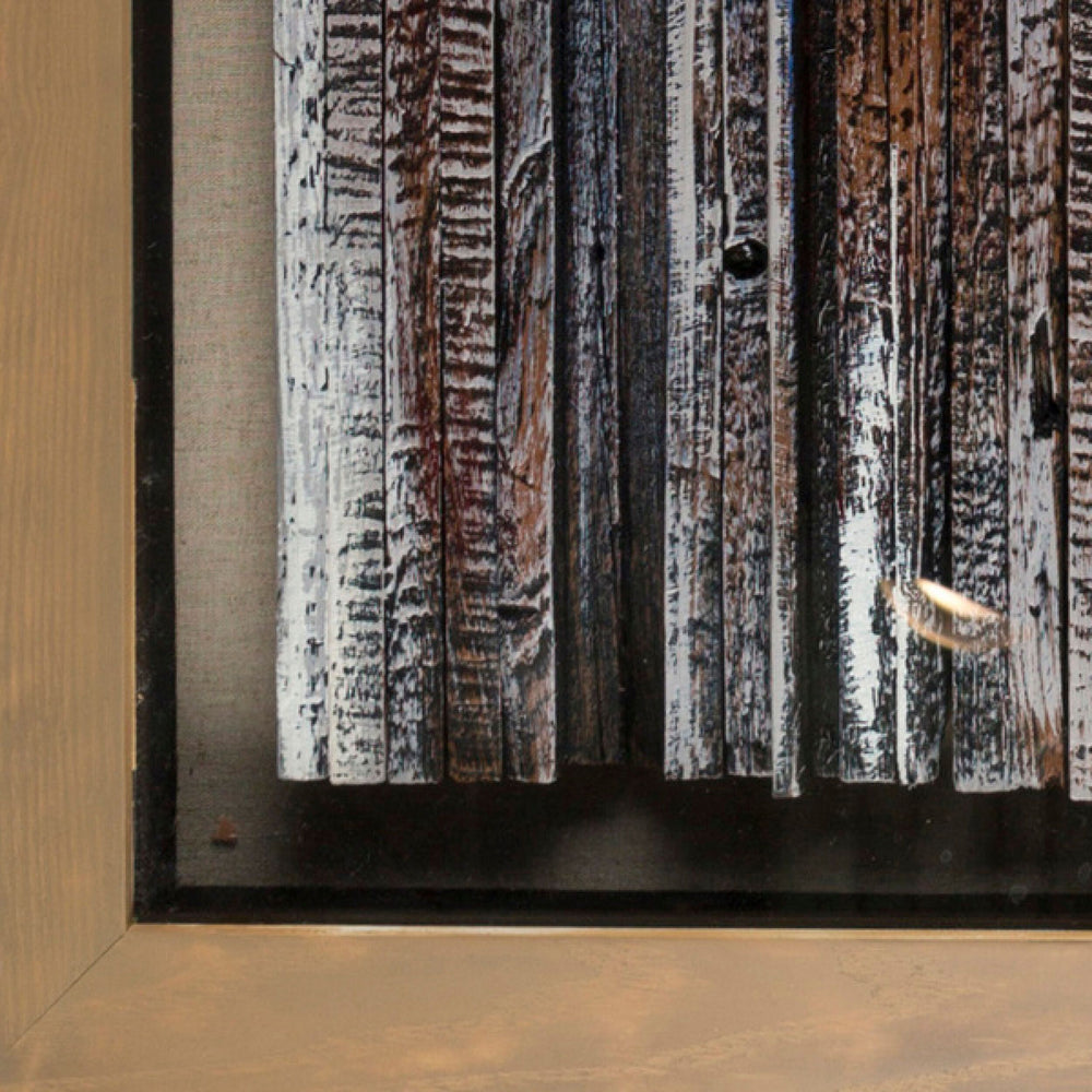 Surya Hazelbrook Framed Art 36"H X 36"W X 2"D – Modern Design To Revitalize Your Home Decor Space! Main, Gray,Frame, Canvas,Polystyrene Hzb9001-3535