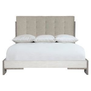 Bernhardt Foundations Upholstered Button Tufted Queen Panel Bed K1651