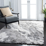 Safavieh Horizon Shag 890 Power Loomed Shag Rug Grey / Ivory 2'-0" x 15'-0"