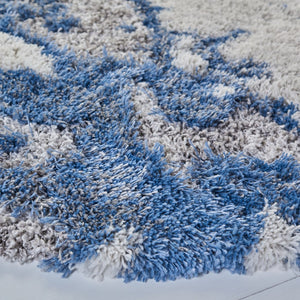 Safavieh Horizon Shag 890 Power Loomed Shag Rug Grey / Blue 11' x 11' Square